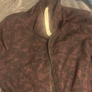 lululemon athletica Dark Maroon Bomber Jacket